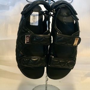 NWT**CALIA Quilted Sandlal **